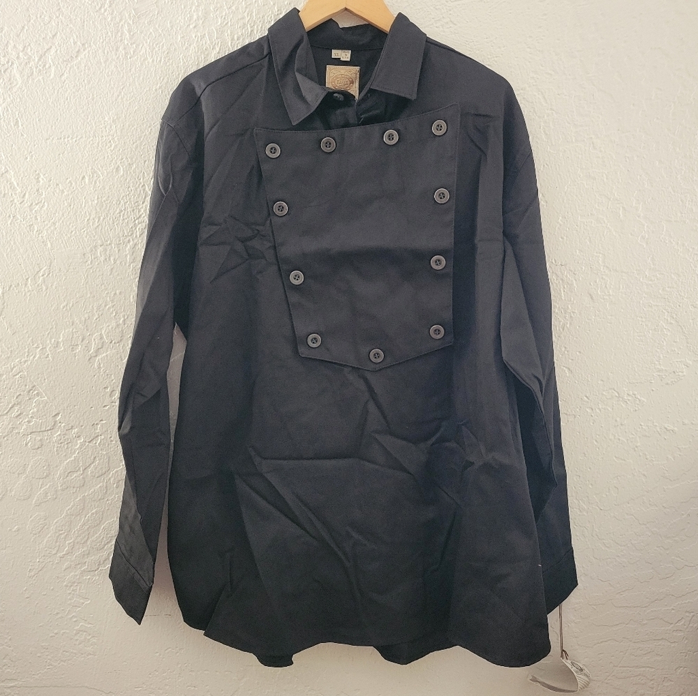 Wah Maker Frontier Clothing Western Bib Popover Shirt Size XL NWT